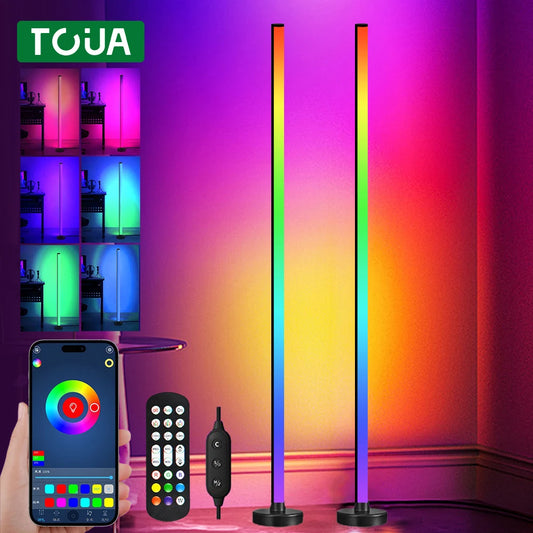 Smart RGB LED Floor Lamp Remote APP Control