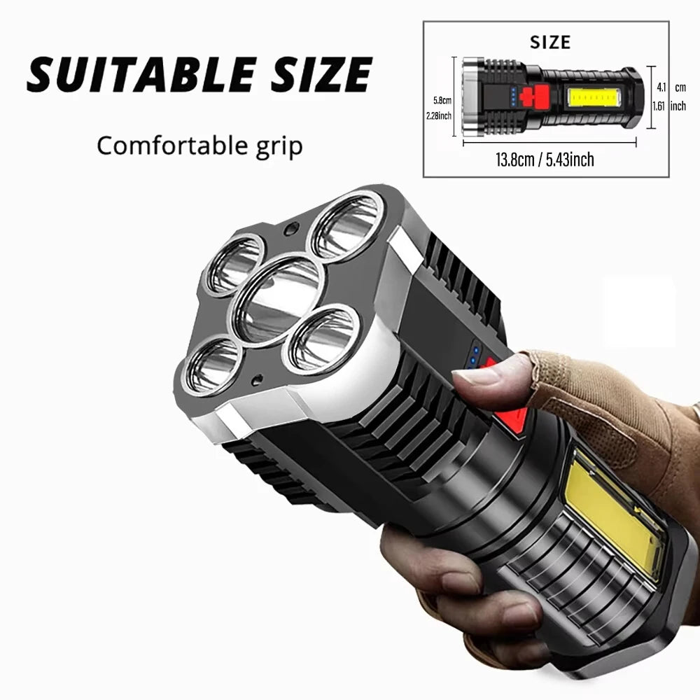 5 LED High Power Flashlight