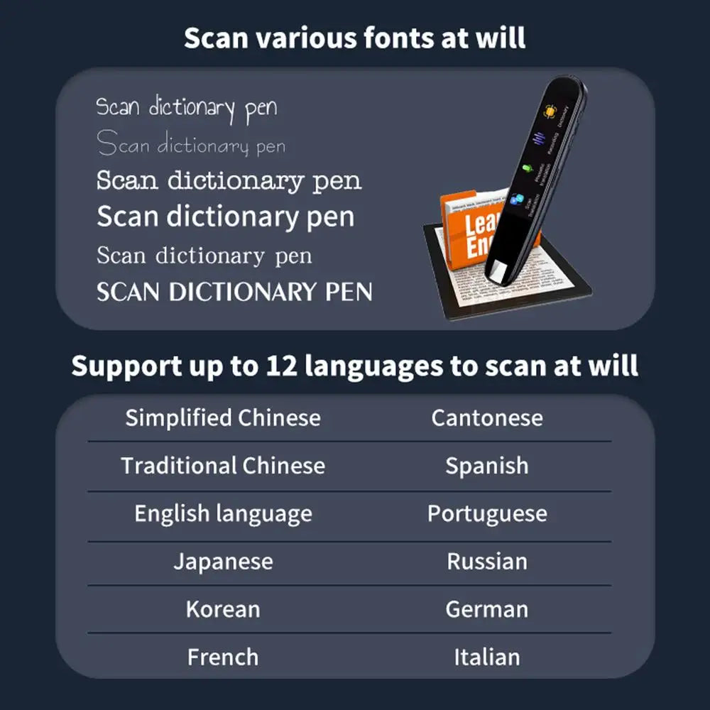 Intelligent Scanning Translation Pen