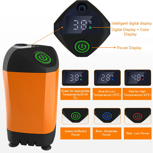 Portable Electric Shower Pump with Digital Display